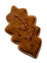 Cookies Shaped Like Leaves