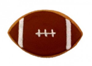 Cookies Shaped Like a Football