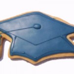 Cookies Shaped Like Graduation Caps