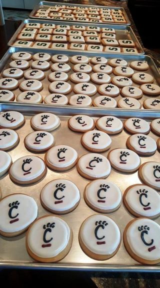 College Logo Cookies